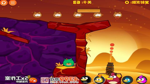 Angry Birds Cannon Collection 3 - THE PIGGIES GOT BLASTED BY BOMBER THROUGH HUGE STONE!