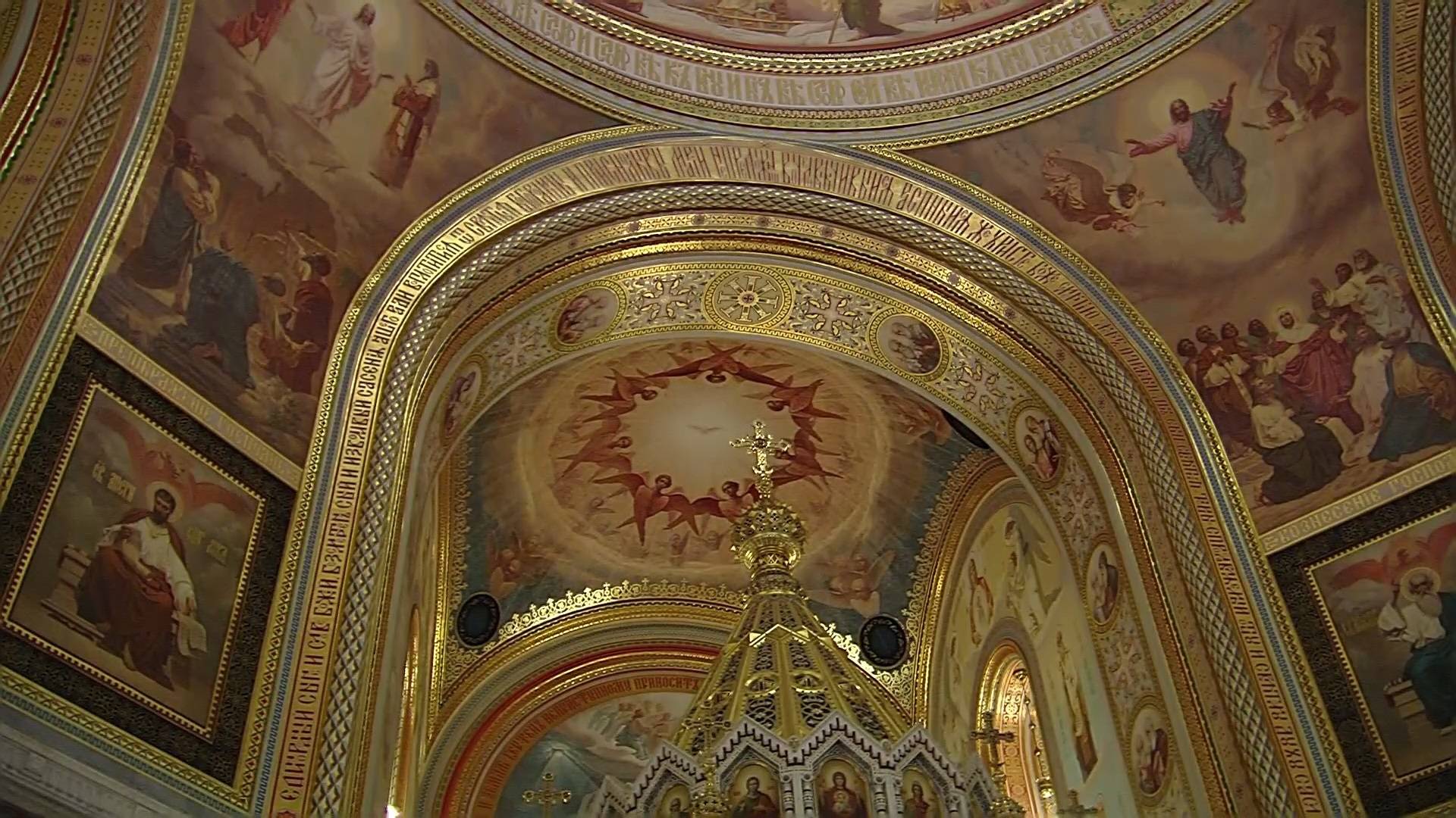 Божественная литургия 16 июня 2024 года, Храм Христа Спасителя, г. Москва