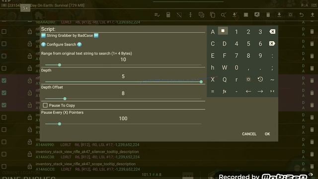 String Grabber Game Guardian Script by BadCase