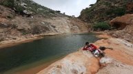 Йемен. Сокотра. Пресное озеро в долине Wadi al Shiifa