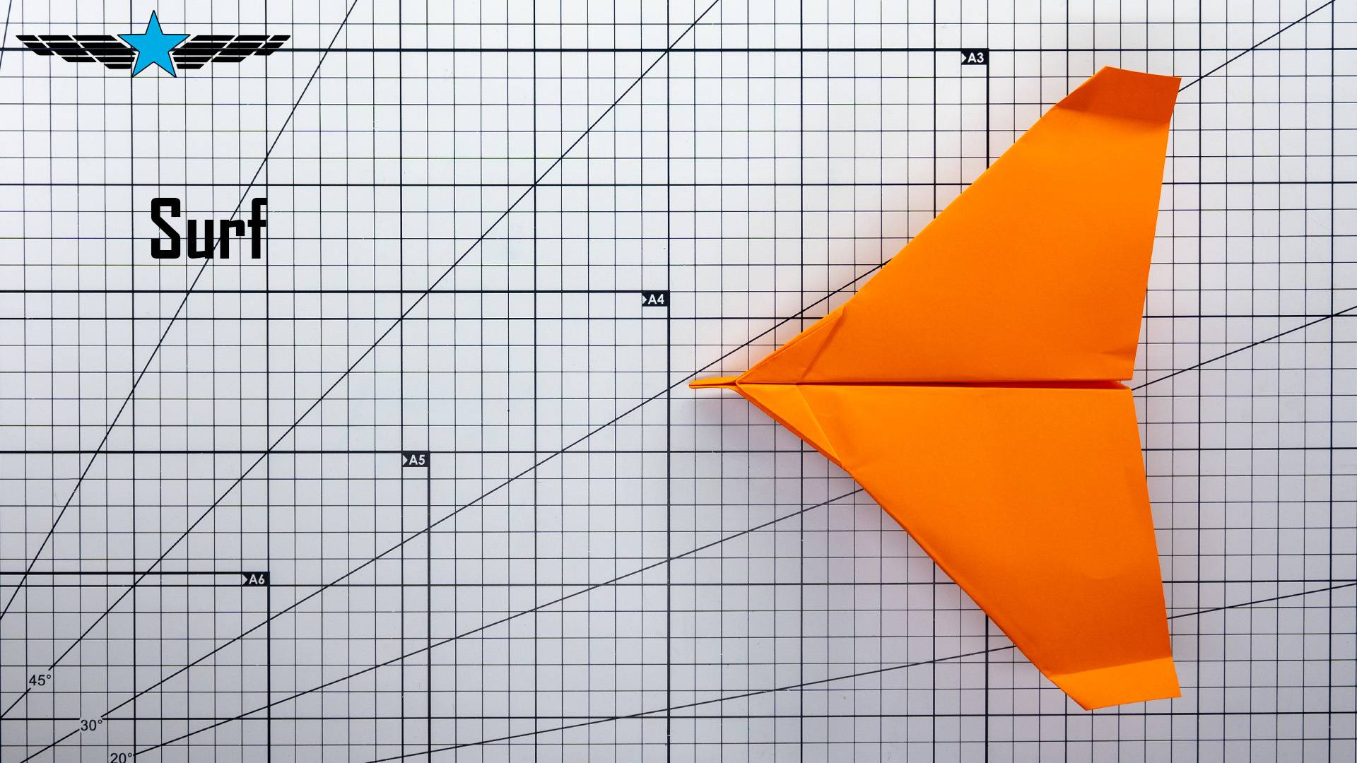 Освойте самолет для серфинга — урок красивого самолета-оригами