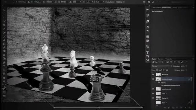 Photoshop - Photo Manipulation - Chess