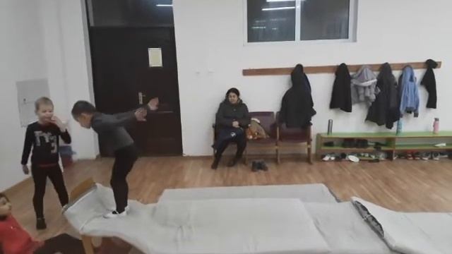 #Salto otishni urganamiz #обучения сальто назад #back flip training