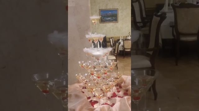 Подача сухого льда) ресторан "Роял Палас" Обнинск