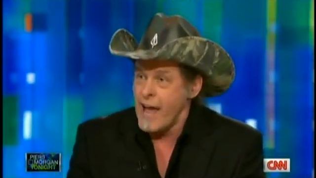 Ted Nugent Piers Morgan Interview 2011 pt.2