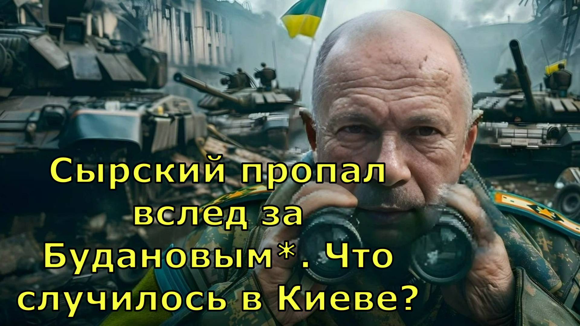 Сырский пропал вслед за Будановым*. Что случилось в Киеве?