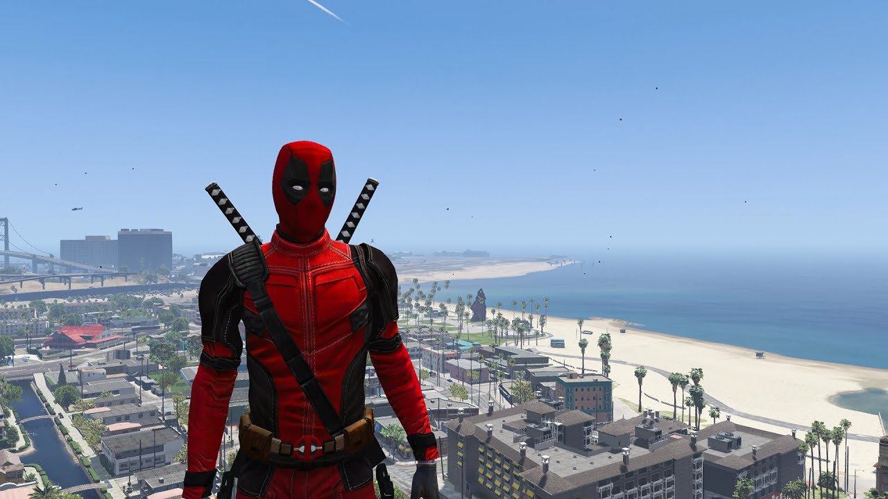 Deadpool (Movie) mod GTA 5 - ГТА 5 моды - установка и обзор мода