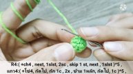 Crochet flower | Crochet Primula auricula flower Ep2. Sepals #crochetflower #crochet #diycraft #diy