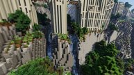 ? Building an EPIC Minecraft Castle into the Mountain Side!!!
