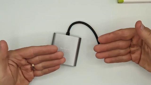 USB C Dual HDMI, Selore Adaptateur Type C vers HDMI 4K@60Hz, Hub USB C HDMI pour MacBook Pro