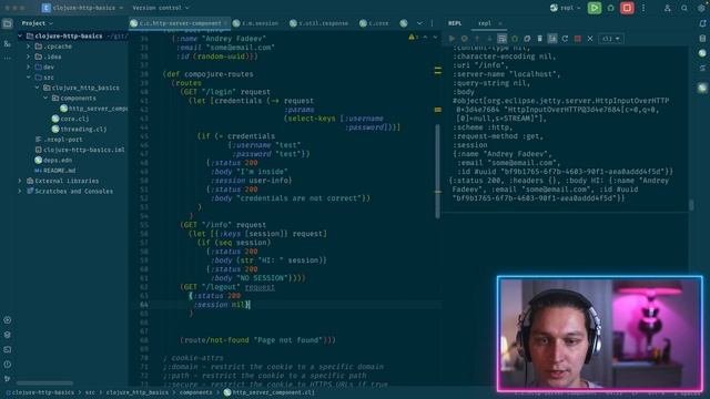 Understanding HTTP Sessions in Clojure Ring Library: User Login Explained