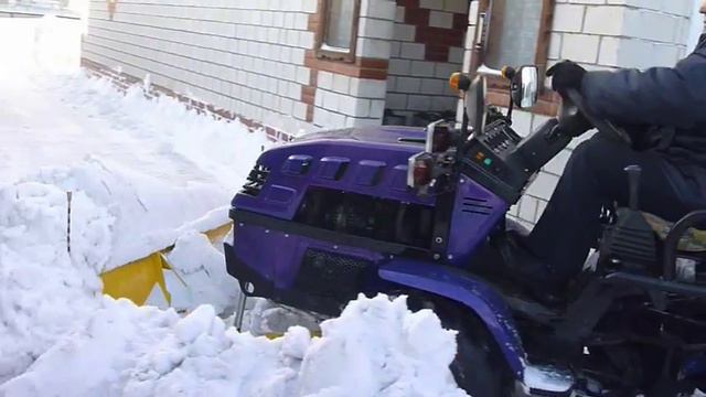 Самодельная лопата с моторчиком. Или боремся с последствием бурана. 18.01.2020г