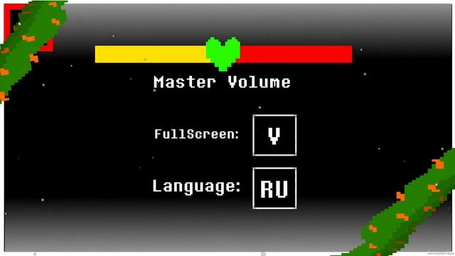 Меню настроек | Undertale 3D Multiplayer Fights
