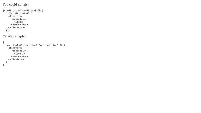 How to use ternary operator within the jsx of a react component along with typescript?