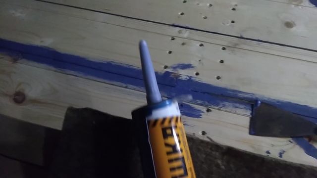 Мой метод заделки стыков потолочных досок на веранде  My method of sealing joints of ceiling boards