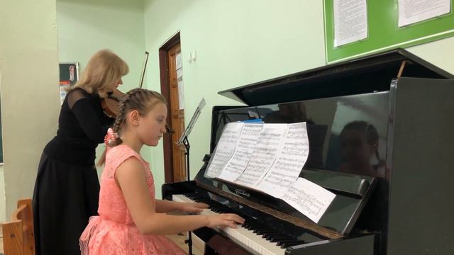 Золоткова Ксения фортепиано Коваленко А.Н. скрипка