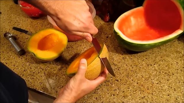 How To Make A Watermelon Bassinet (HowToLou.com)