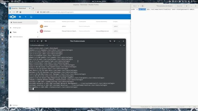 Nextcloud Tutorial ☁️ | Reseteando contraseña de usuario