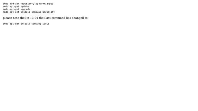 Ubuntu: Brightness issues on a Samsung N220 (4 Solutions!!)