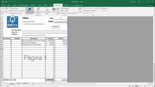 ? EXCEL básico | Como hacer una factura AUTOMÁTICA en Excel con macros