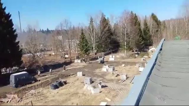 Paintball: Fallout 11 live (3/4) Старт игры, цветные дымы и судейский эфир