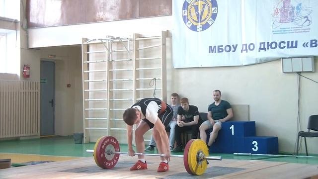 Шутилов Иван, 14 лет вк 69 Толчок 105 кг