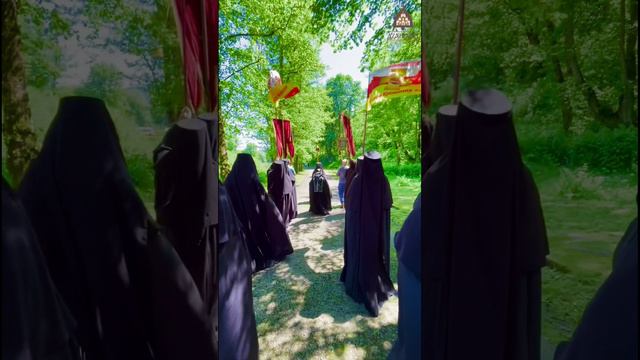 Аланский женский монастырь. Крестный ход. Осетия.