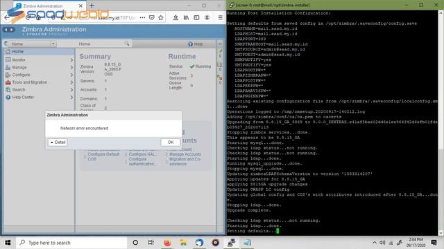 How to upgrade zimbra OSE 8.8.15 to Zimbra OSE 9