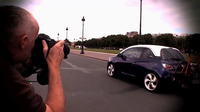 Opel Adam, le making of  à Paris