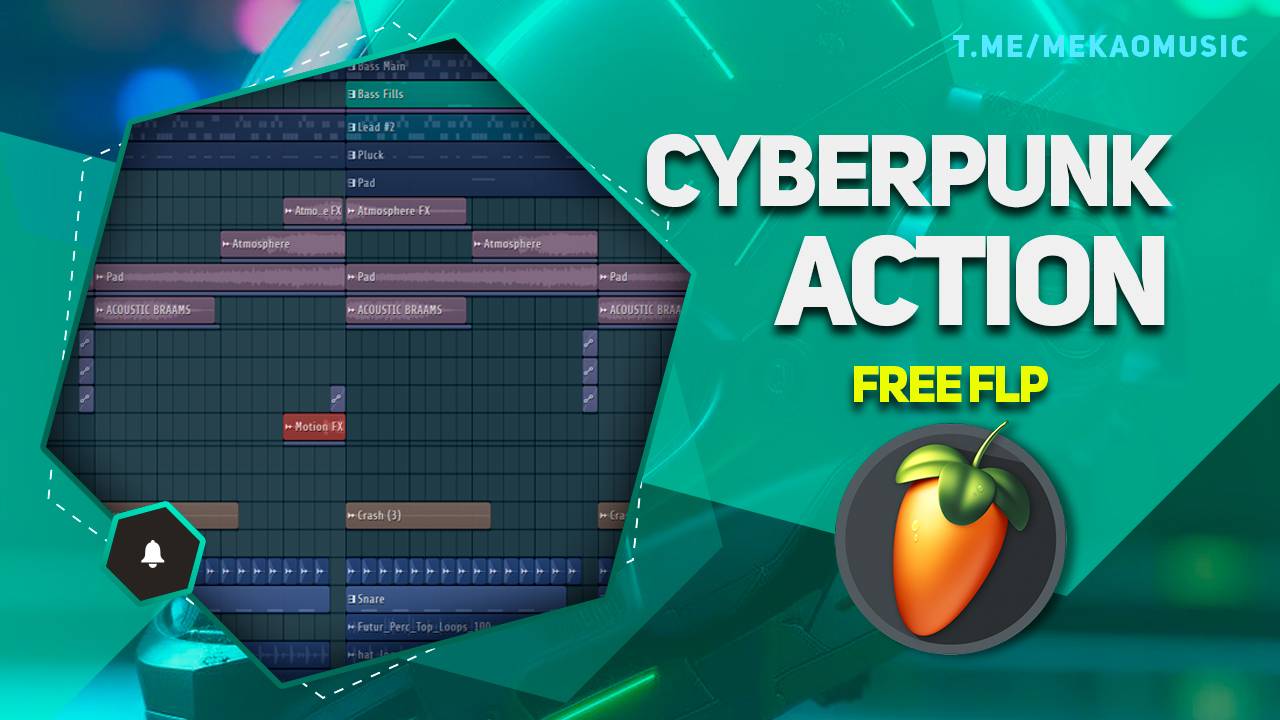 Action Cyberpunk в FL Studio 20 (+FREE FLP/Бесплатный FLP)