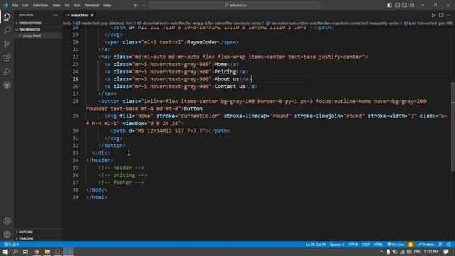 Create Responsive Website ?? in just 2 minutes || #tailwindcss ? || RayneCoder