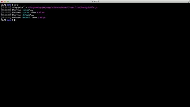 Use gulp.js to Manage Static Assets