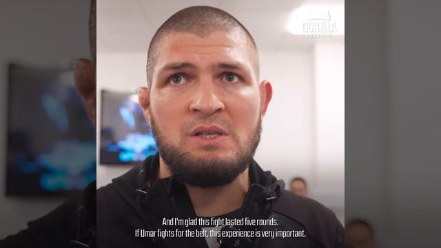 Khabib Nurmagomedov’s emotions after Umar Nurmagomedov won his fight against Corey Sandhagen.#Sport