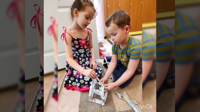 конструирование из газеты