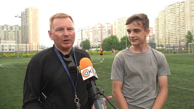 репортаж для телеканала "СОК"  детский футбольный клуб "Янтарь"