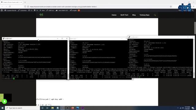 3 - Install Docker Compose dan pengenalan Glusterfs