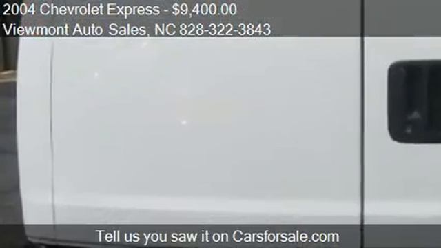 2004 Chevrolet Express 2500 Cargo - for sale in Hickory, NC