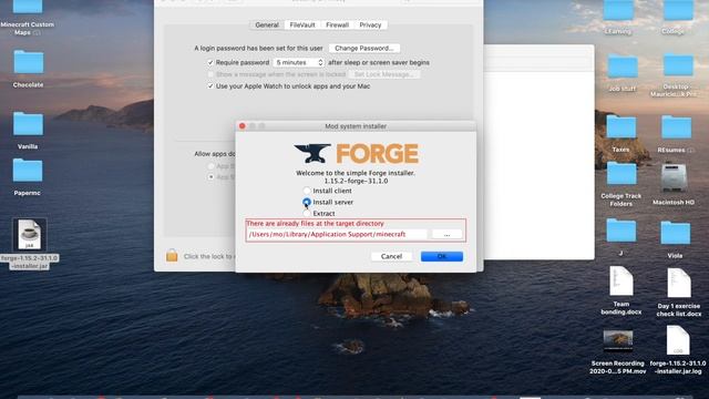 How to make a forge server on mac for 1.15.2 and adding ram (modded minecraft!)