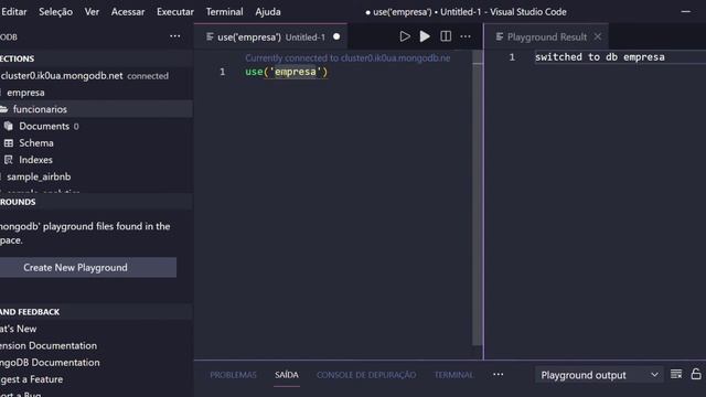 Tutorial: como utilizar um cluster atlas MongoDB no VSCode?