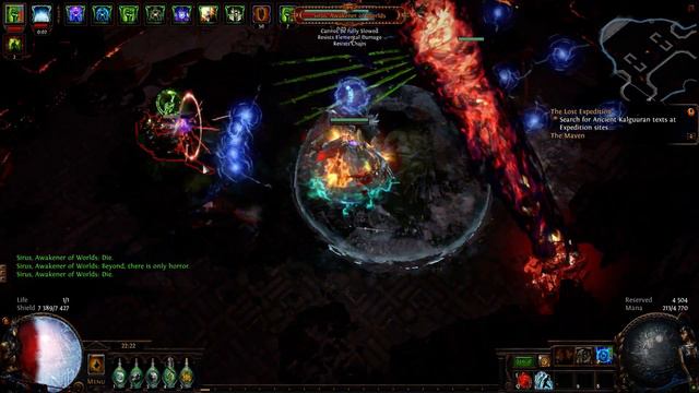 Deathles A8 Sirus | Herald of Agony Aegis Aurora Guardian | POE 3.15