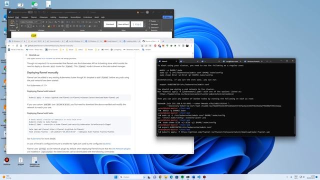 master en node's verbinding maken