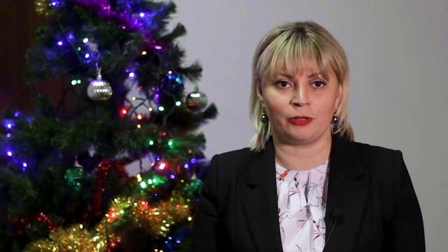 Поздравление министра О.П. Колударовой Новый год