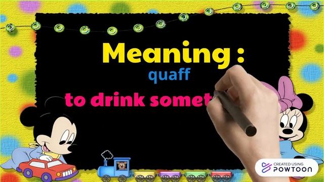 SMKBJ HIP:eLEARN A WORD A DAY - QUAFF (24 JUNE 2021)