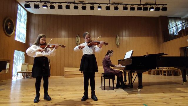A. Вівальді. Концерт ре мінор для двух скрипок. 3 частина_Загаєцька Владислава та Загаєцька Валерія