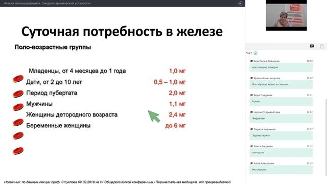 Вебинар «Маски железодефицита. Синдром хронической усталости».mp4