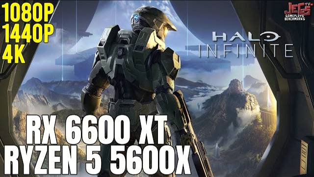 Halo Infinite | Ryzen 5 5600x + RX 6600 XT | 1080p, 1440p, 4K benchmarks!