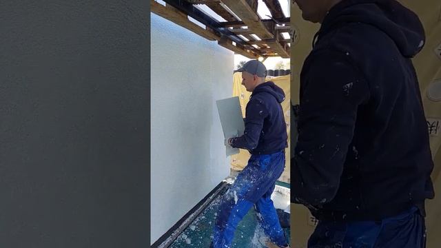 Затирка декоративной штукатурки