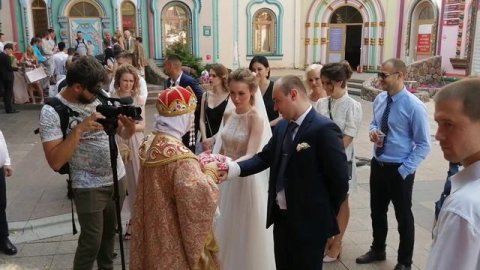 Встреча невесты и жениха по-царски в Кремле в Измайлово