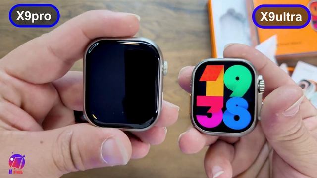 مقارنة بين ساعة X9Ultra وساعة x9pro وايه الفرق بينهم