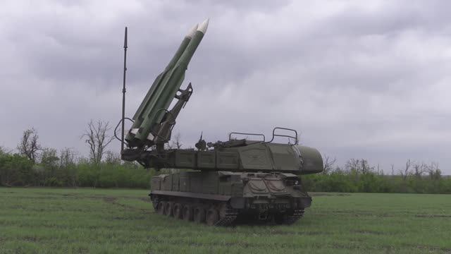 Боевая работа ЗРК Бук ГрВ Восток на Южно Донецком направлении